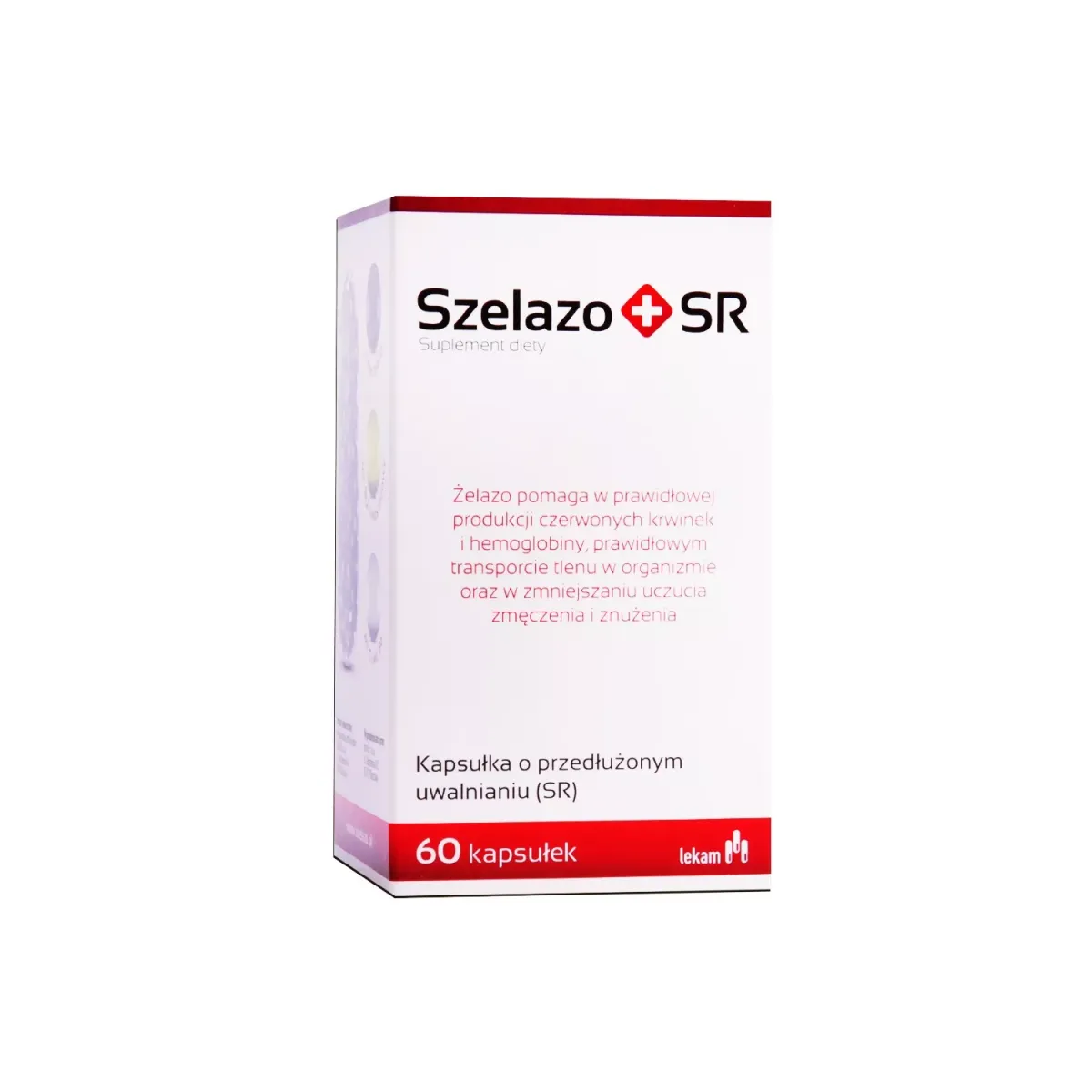 SZELAZO + SR 60 kapsułek