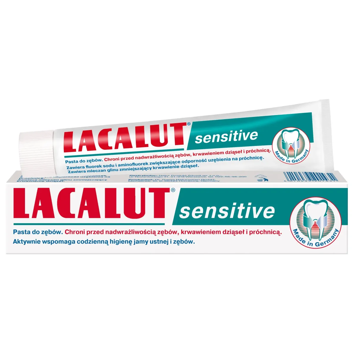 LACALUT SENSITIVE: PASTA DO ZĘBÓW 75 ml