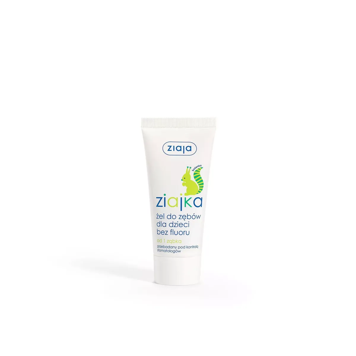ZIAJA ZIAJKA ŻEL DO ZĘBÓW DLA DZIECI BEZ FLUORU 50 ml