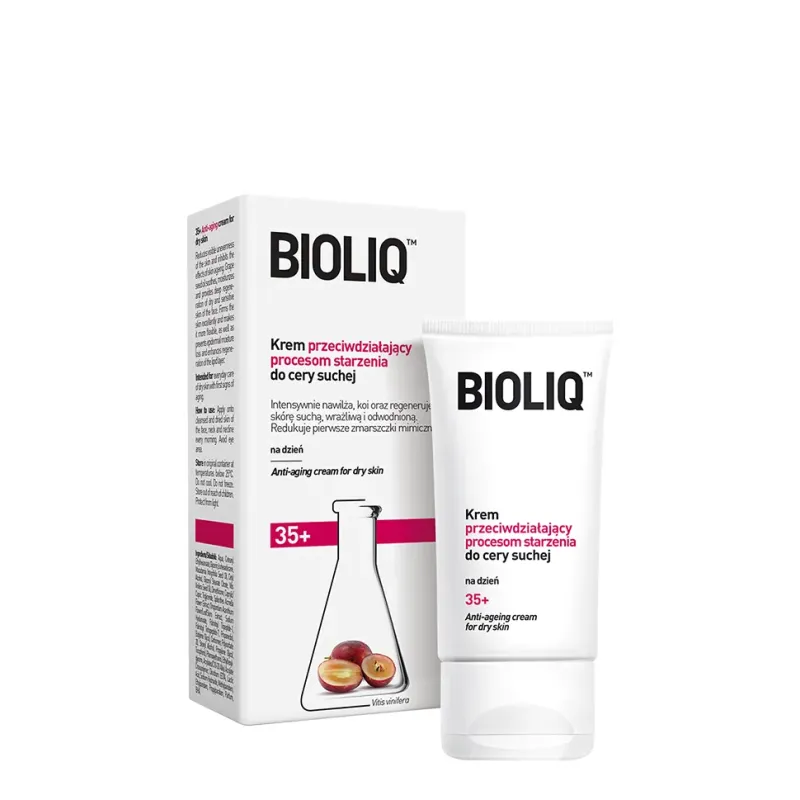 BIOLIQ 35+ KREM PRZECIWDZIAŁAJĄCY PROCESOM STARZENIA DO CERY SUCHEJ 50 ml