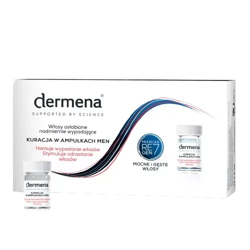 DERMENA MEN KURACJA W AMPUŁKACH 15 ampułek po 5 ml