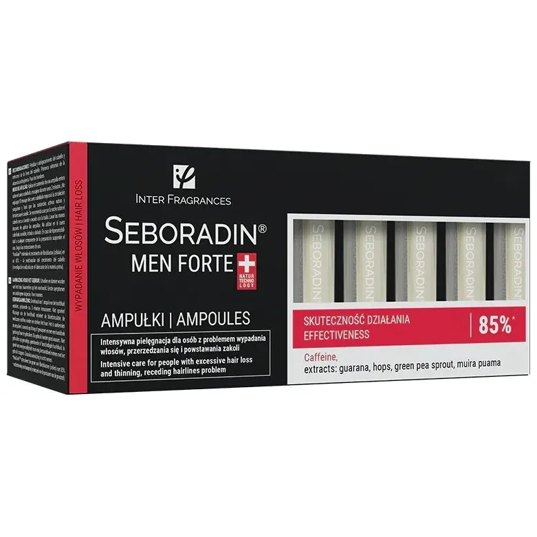 SEBORADIN MEN FORTE AMPUŁKI PRZECIW WYPADANIU WŁOSÓW 14 ampułek x 5,5 ml