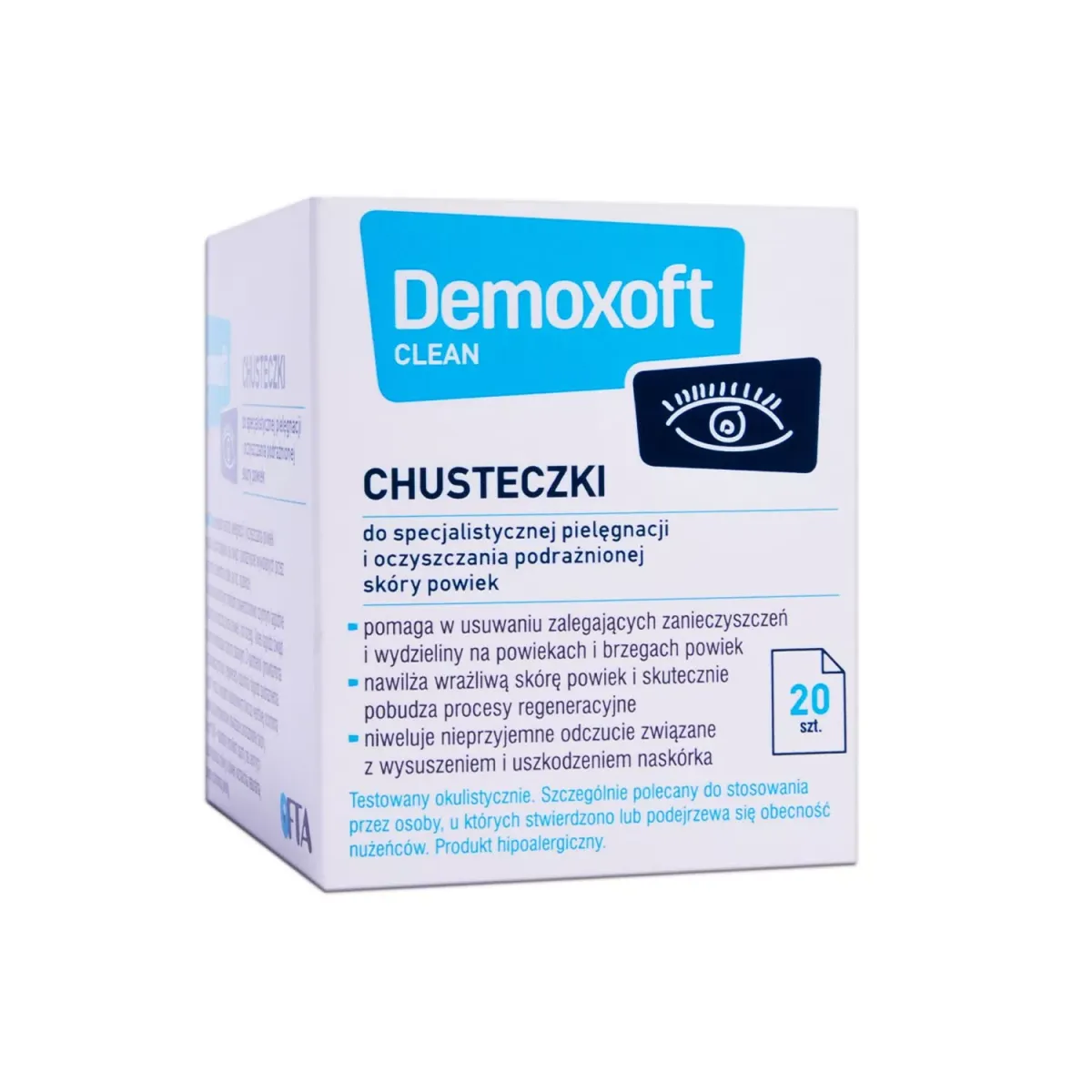 DEMOXOFT CLEAN 20 chusteczek