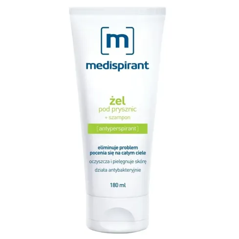 MEDISPIRANT ŻEL POD PRYSZNIC + SZAMPON (ANTYPERSPIRANT) 180 ml