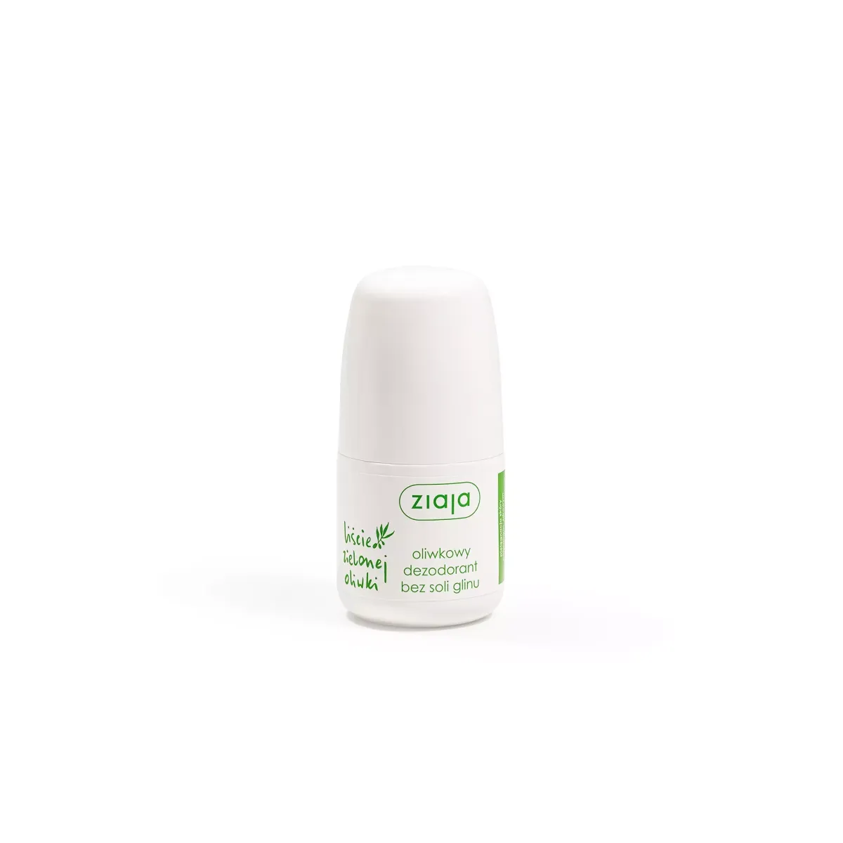 ZIAJA LIŚCIE ZIELONEJ OLIWKI OLIWKOWY DEZODORANT BEZ SOLI GLINU roll-on 60 ml