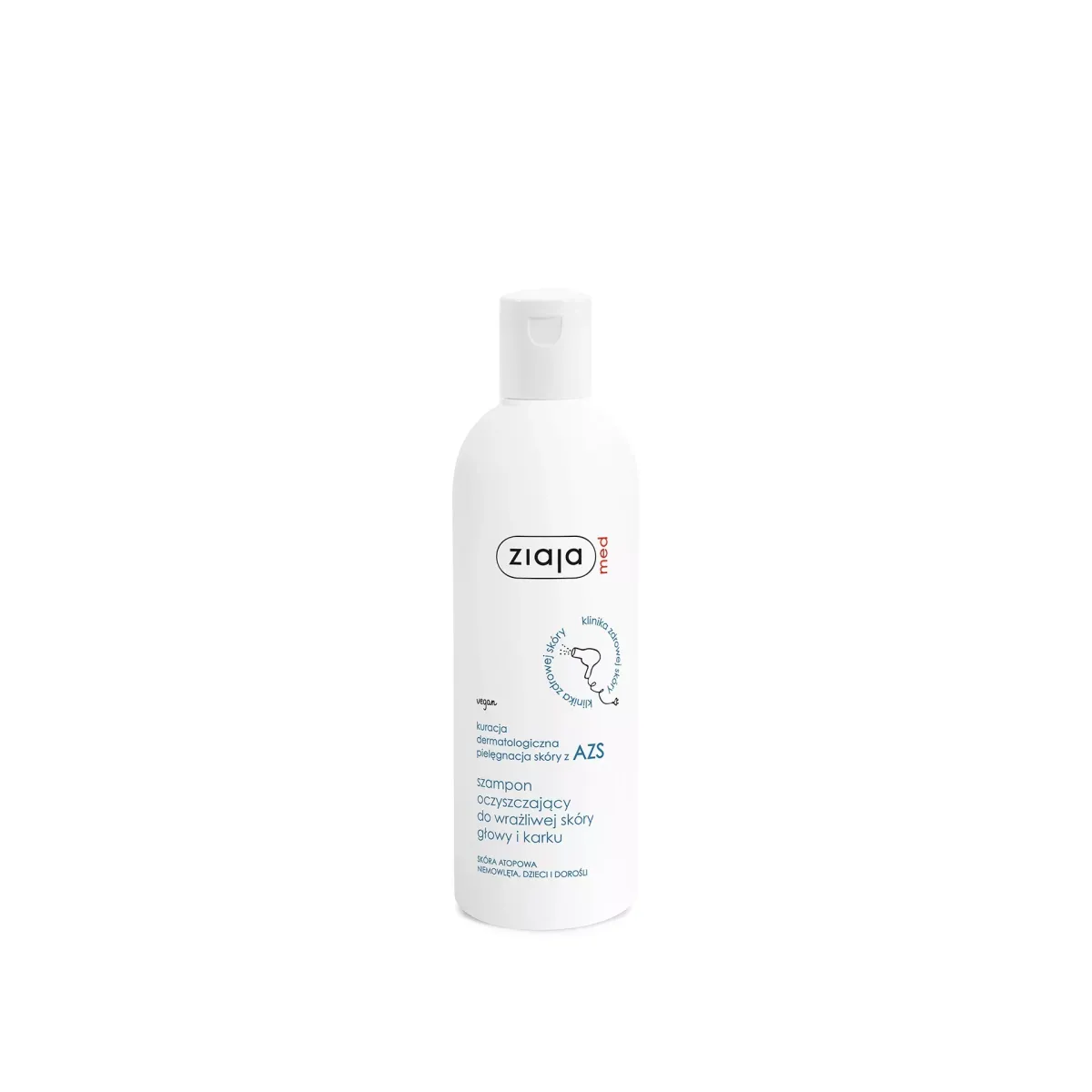 ZIAJA KURACJA DERMATOLOGICZNA AZS OCZYSZCZAJĄCY SZAMPON 300 ml