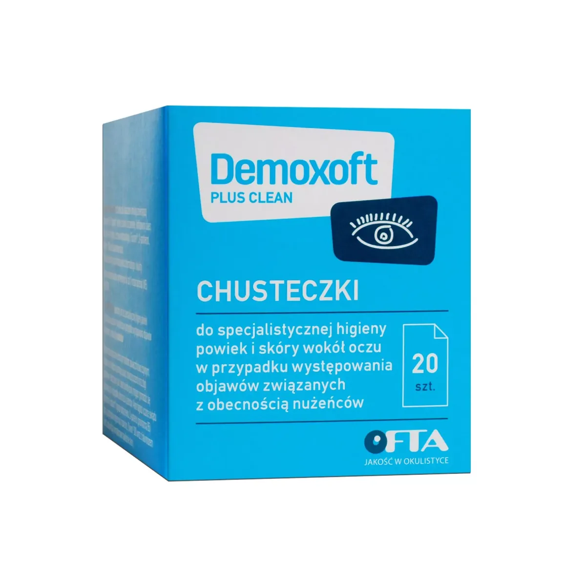 DEMOXOFT PLUS CLEAN 20 chusteczek