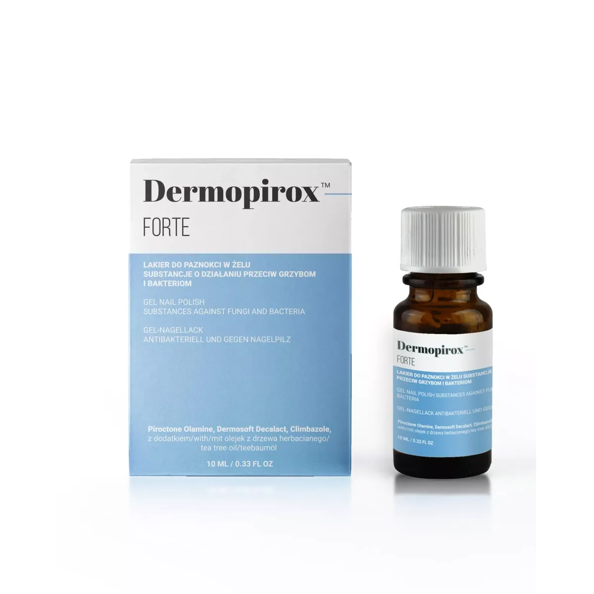 DERMOPIROX FORTE LAKIER DO PAZNOKCI W ŻELU 10 ml