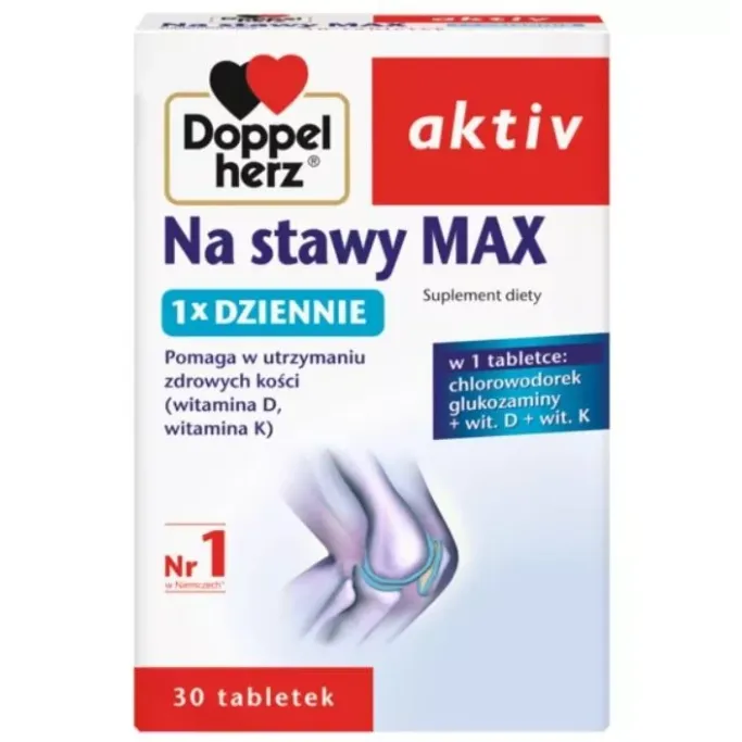 DOPPELHERZ AKTIV NA STAWY MAX 30 tabletek