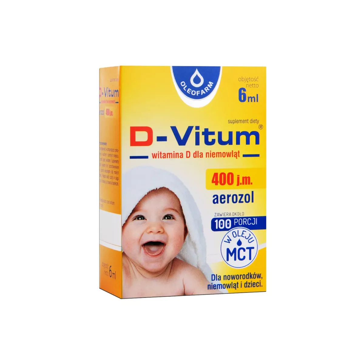 D-VITUM 400 j.m. 6 ml aerozol
