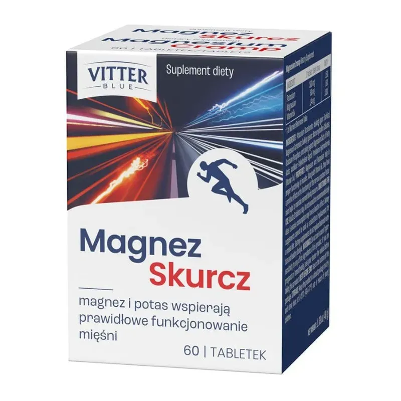 VITTER BLUE MAGNEZ SKURCZ 60 tabletek