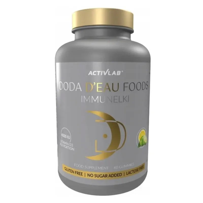 DODA D'EAU FOODS IMMUNELKI ŻELKI 60 sztuk smak cytrynowo-limonkowy