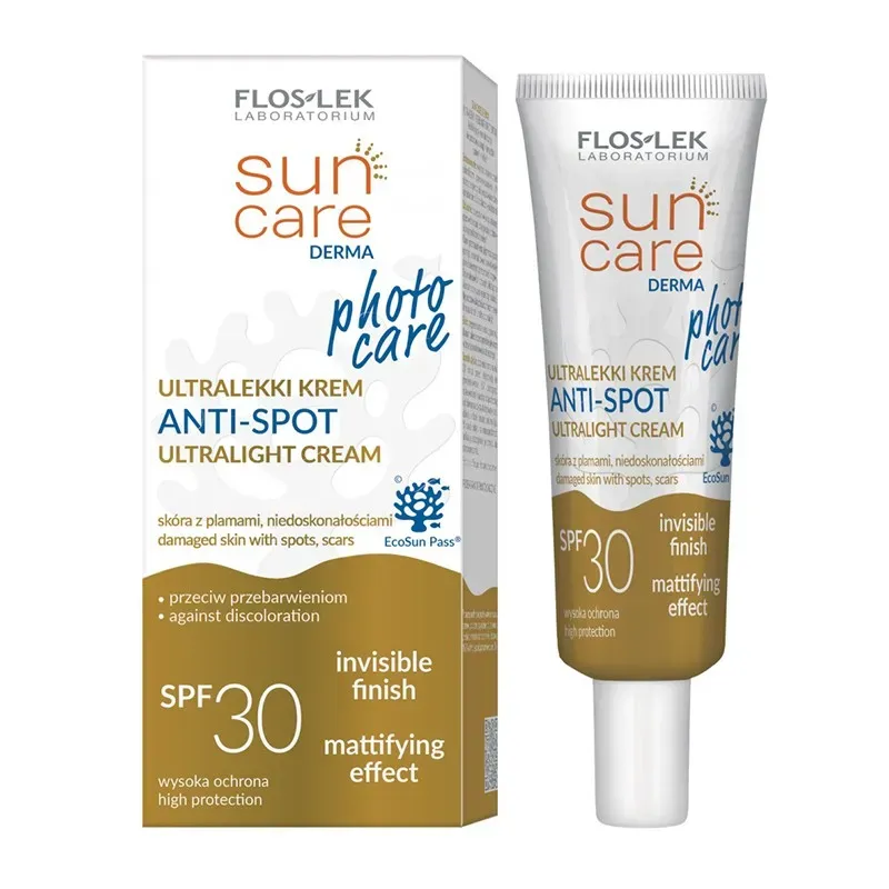FLOSLEK SUN CARE DERMA ANTI-SPOT ULTRALEKKI KREM SPF 30 30 ml