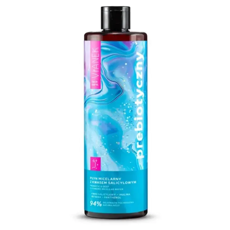 VIANEK PREBIOTYCZNY PŁYN MICELARNY Z KWASEM SALICYLOWYM 400 ml
