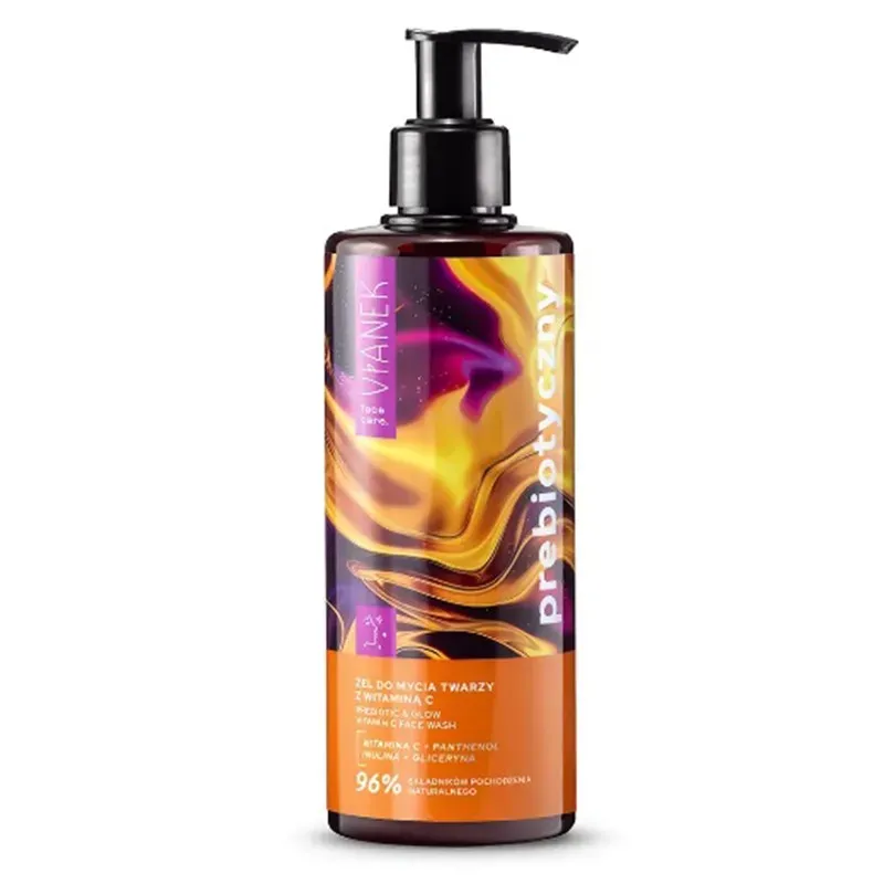 VIANEK PREBIOTYCZNY ŻEL DO MYCIA TWARZY Z WITAMINĄ C 300 ml