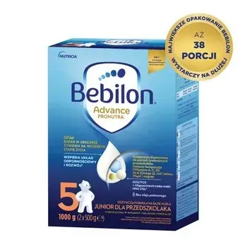 BEBILON 5 ADVANCE PRONUTRA Junior mleko modyfikowane dla przedszkolaka 1000g DW:26/09/2025