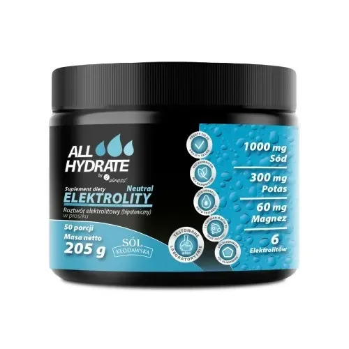 ALLHYDRATE ELEKTROLITY NEUTRAL 205g, 50 porcji