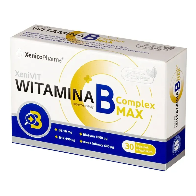 XENIVIT WITAMINA B COMPLEX MAX 30 kapsułek