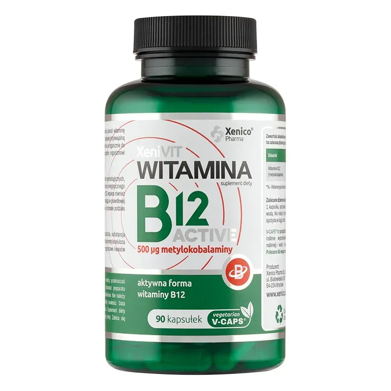 XENIVIT WITAMINA B12 ACTIVE 90 kapsułek