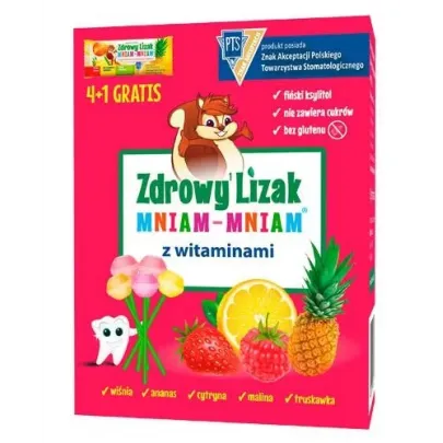 ZDROWY LIZAK MNIAM-MNIAM z witaminami x 5 szt.