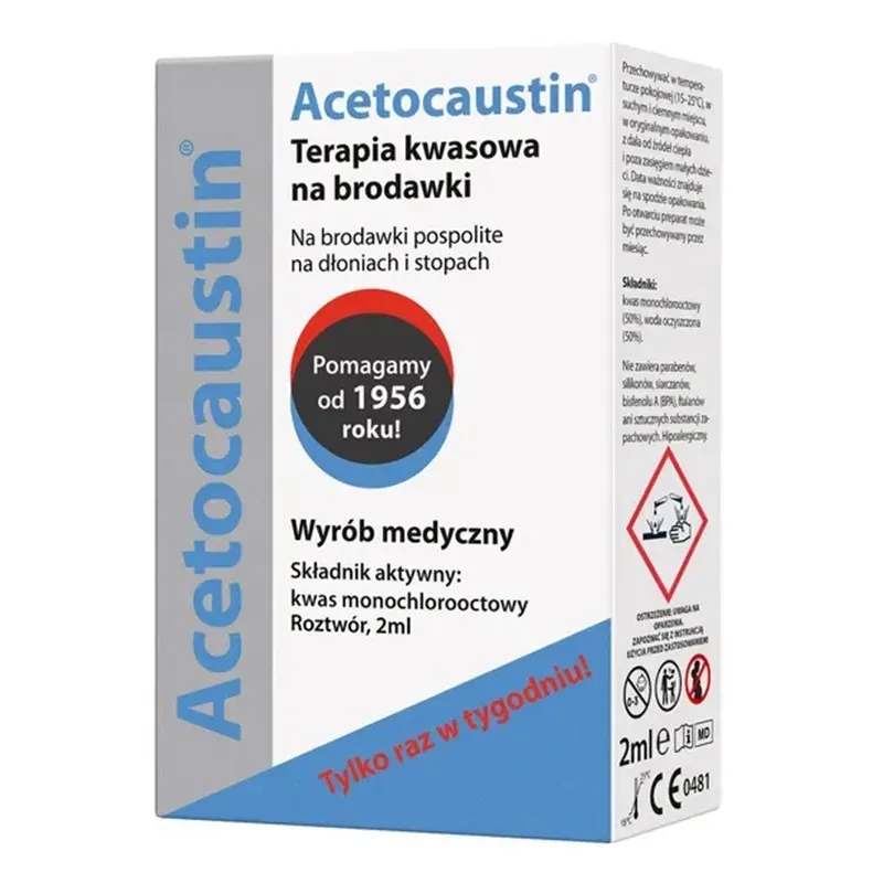 ACETOCAUSTIN TERAPIA KWASOWA NA BRODAWKI 2 ml