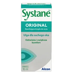 SYSTANE ORIGINAL NAWILŻAJĄCE KROPLE DO OCZU 10 ml