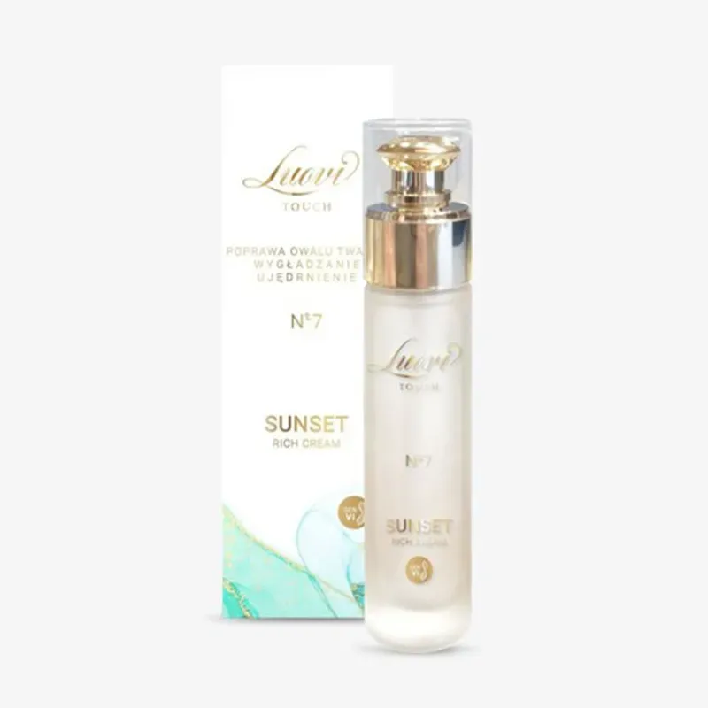 LUOVI TOUCH SUNSET RICH CREAM NO. 7 - BOGATY KREM REGENERUJĄCY 50 ml
