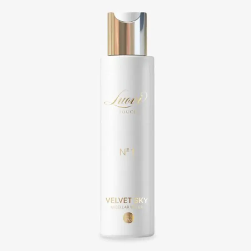 LUOVI TOUCH VELVET SKY MICELLAR WATER NO. 1 - AKSAMITNY PŁYN MICELARNY DO DELIKATNEGO I SKUTECZNEGO DEMAKIJAŻU 200 ml