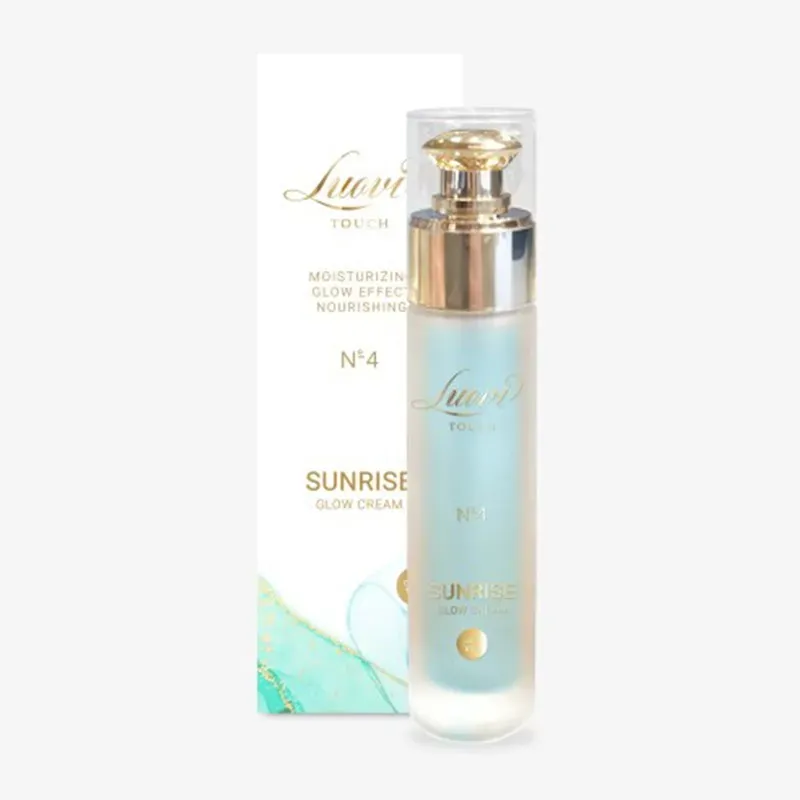 LUOVI TOUCH SUNRISE GLOW CREAM NO. 4 - LEKKI KREM ODŻYWCZY DAJĄCY EFEKT NATURALNEGO ROZŚWIETLENIA SKÓRY O ŚWICIE 50