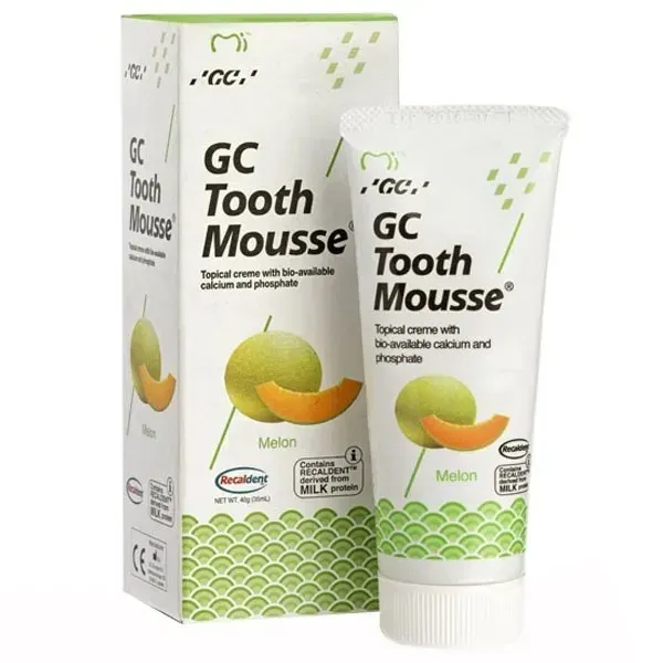 GC TOOTH MOUSSE PASTA DO ZĘBÓW BEZ FLUORU SMAK MELON 35 ml