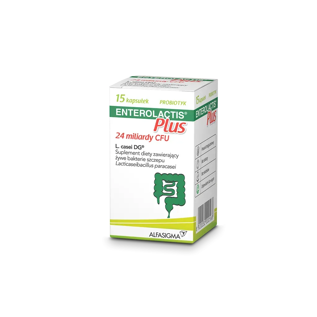 ENTEROLACTIS PLUS 15 kapsułek