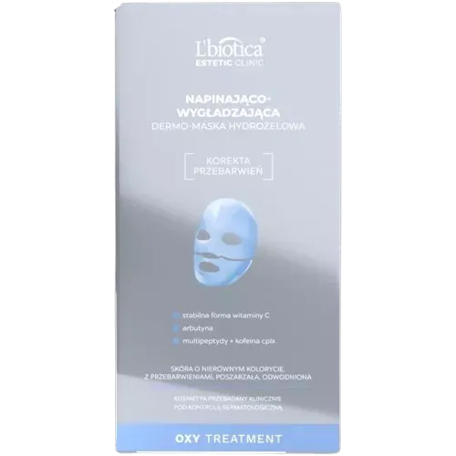 L'BIOTICA Estetic: Clinic OXY Treatment: Napinająco-wygładzająca dermo Maska hydrożelowa 1 szt.