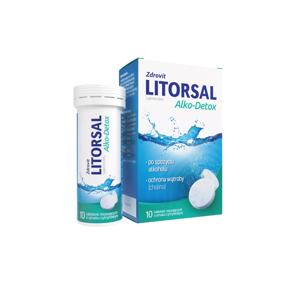LITORSAL ALKO-DETOX: 10 tabletek musujących