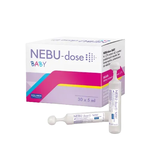 NEBU-DOSE BABY: 30 ampułek po 5 ml roztwór: do inhalacji