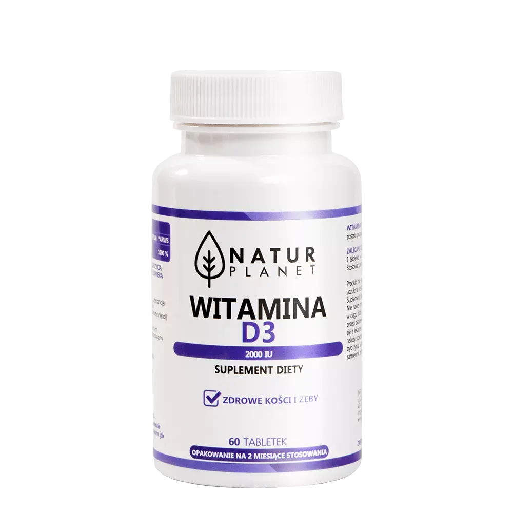 WITAMINA D3 2000 IU 60 tabletek