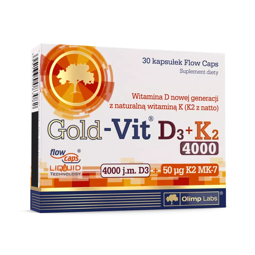 GOLD-VIT D3+K2 4000 j.m.: 30 kapsułek