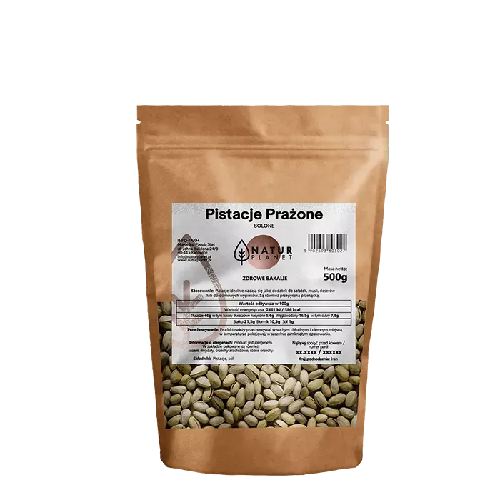 PISTACJE PRAŻONE SOLONE 500 g