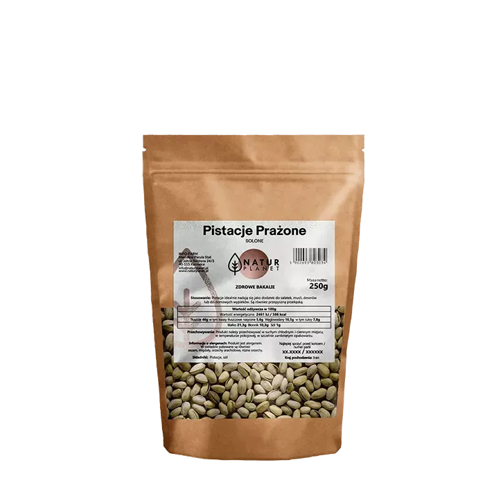 PISTACJE PRAŻONE SOLONE 250 g