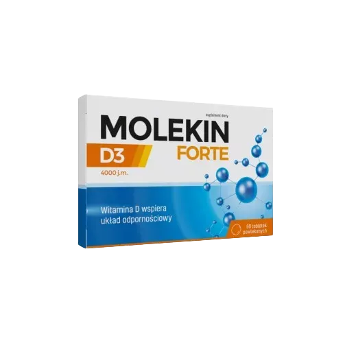 MOLEKIN D3 FORTE 4000 j.m.: 60 tabletek