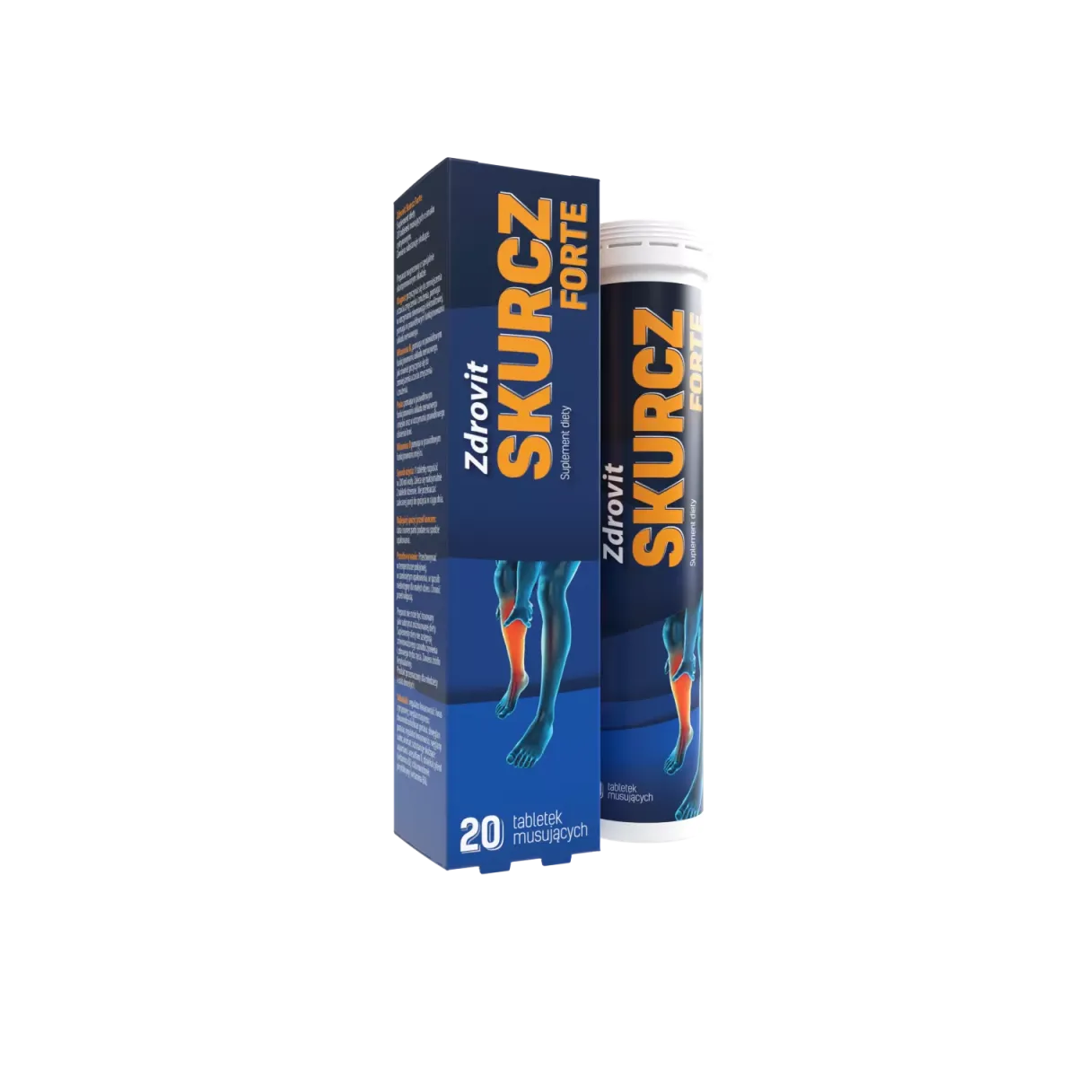 ZDROVIT SKURCZ FORTE: 20 tabletek musujących