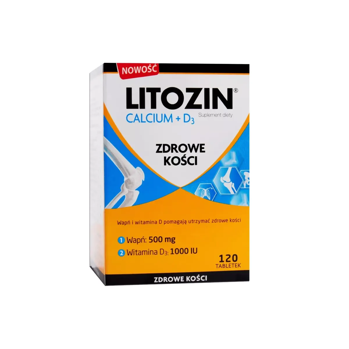 LITOZIN CALCIUM + D3 120 tabletek
