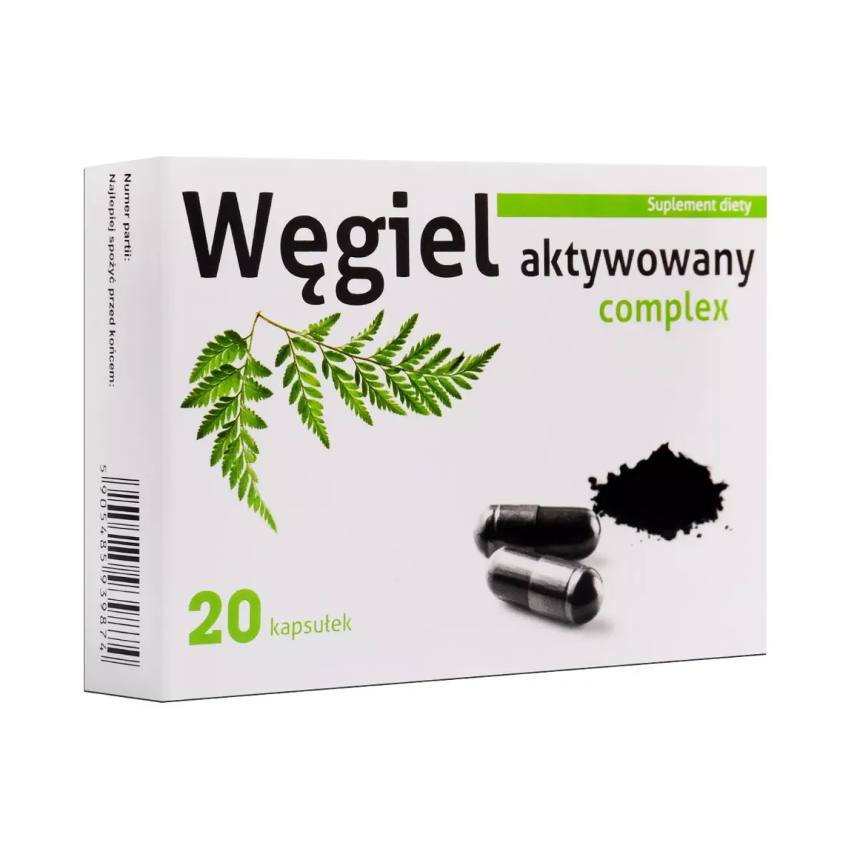 WĘGIEL AKTYWOWANY COMPLEX 20 kapsułek
