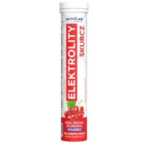 ELEKTROLITY SKURCZ smak czerwonej porzeczki 20 tabletek musujących