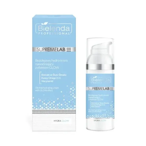 BIELENDA SUPREMELAB Hydra Glow bezolejowy hydro-krem nawadniający 50 ml