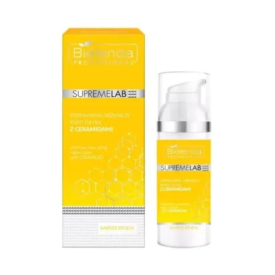 BIELENDA SUPREMELAB BARRIER krem do twarzy z ceramidami na noc 50ml