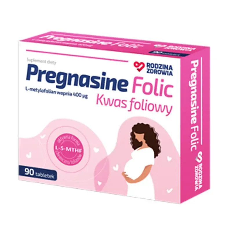RODZINA ZDROWIA PREGNASINE FOLIC 90 tabletek