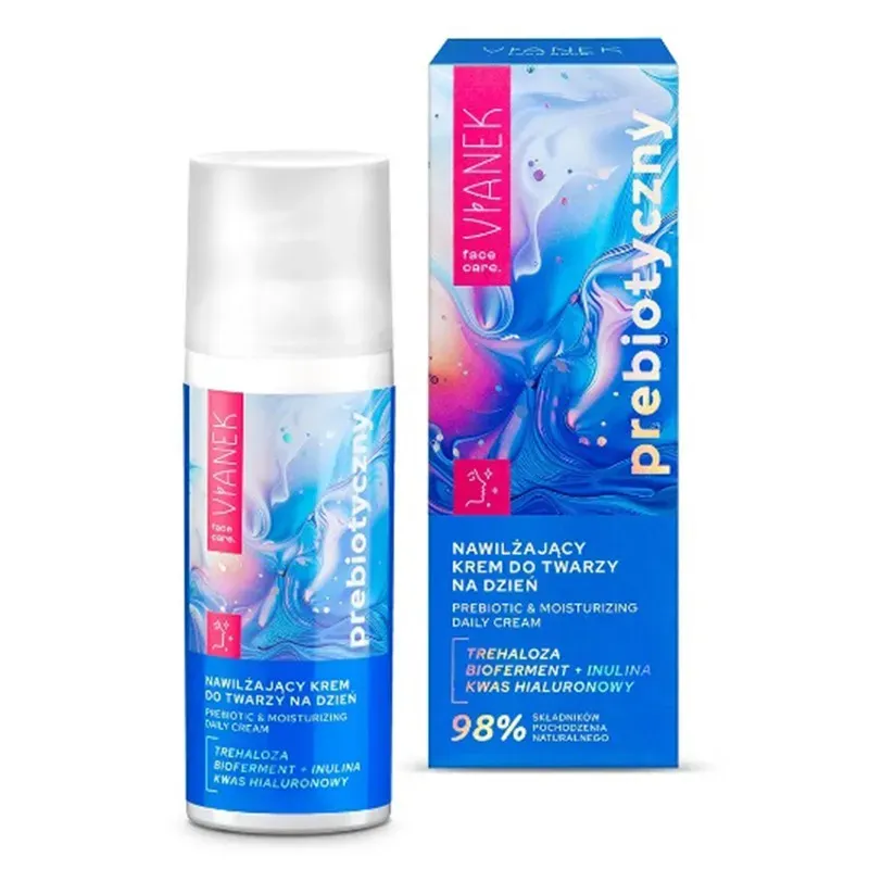 VIANEK PREBIOTYCZNY NAWILŻAJĄCY KREM DO TWARZY NA DZIEŃ Z TREHALOZĄ 50 ml