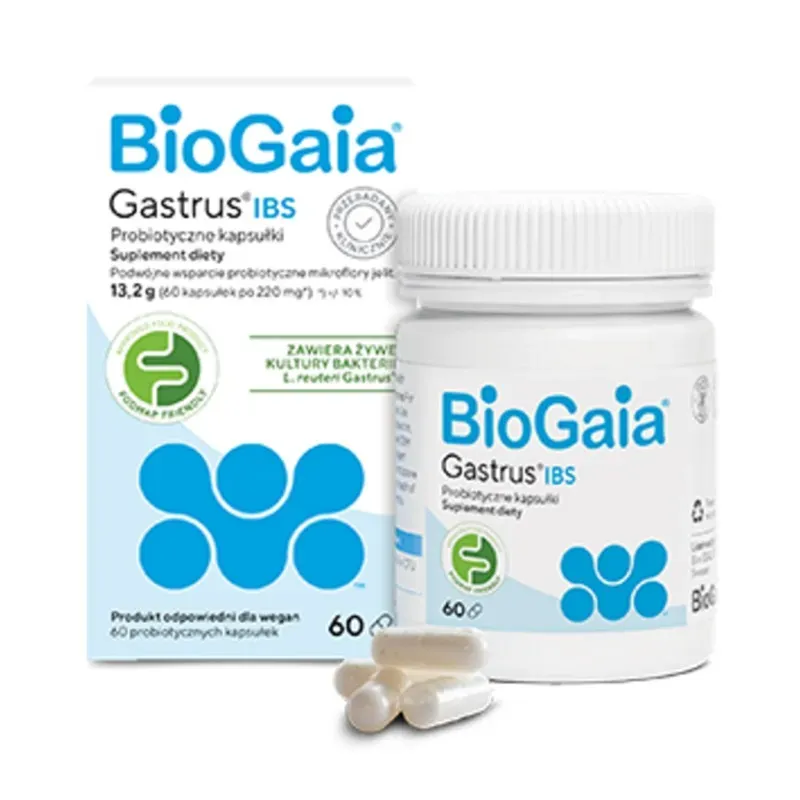 BIOGAIA GASTRUS IBS 60 kapsułek