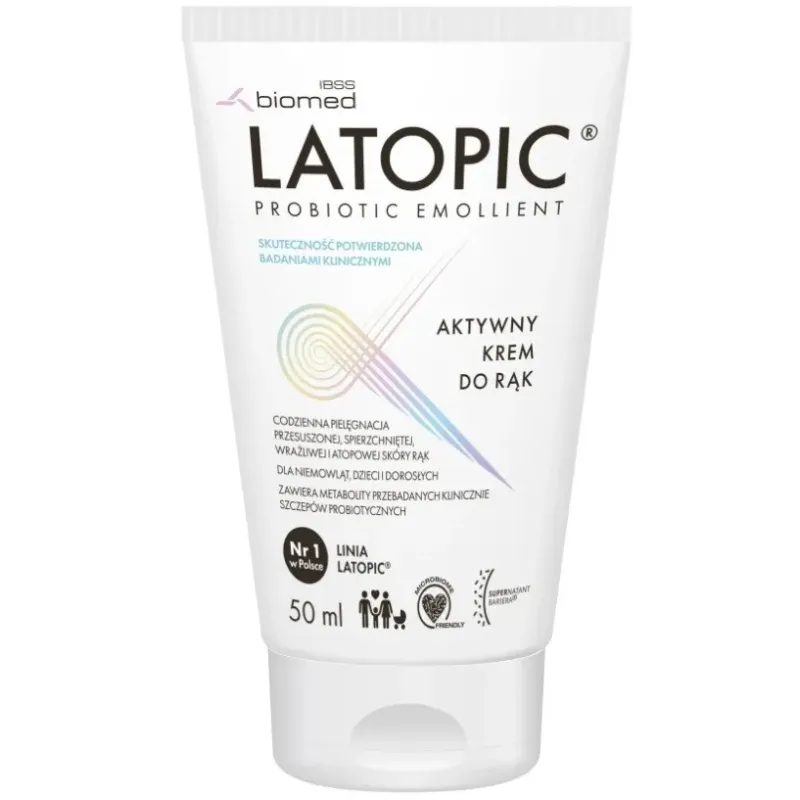 LATOPIC AKTYWNY KREM: DO RĄK 50 ml