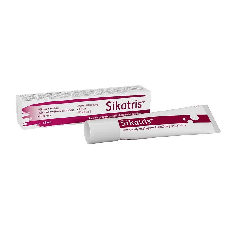 SIKATRIS SPECJALISTYCZNY BOGATOSKŁADNIKOWY ŻEL NA BLIZNY 15 ml